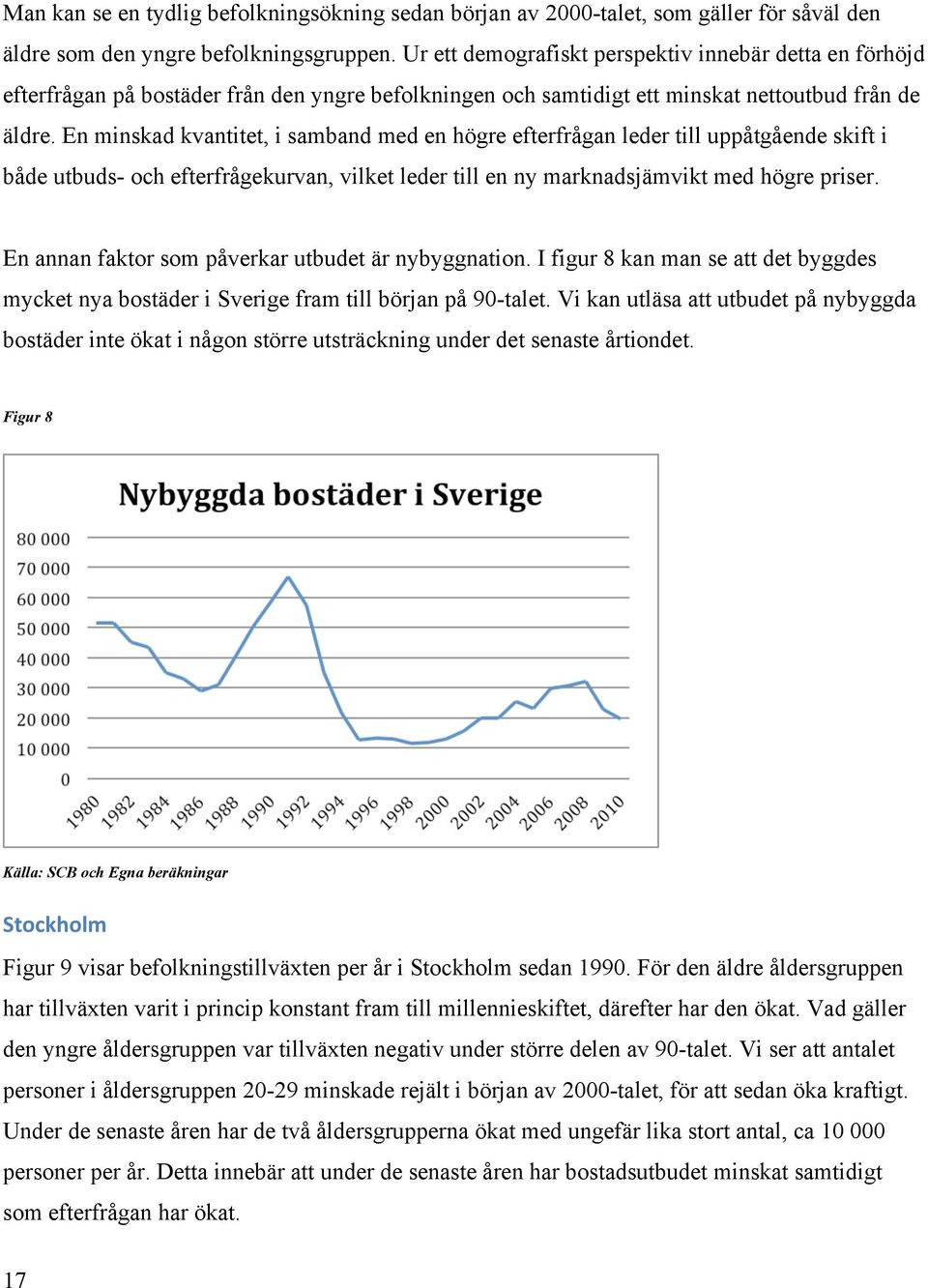 En minskad kvantitet, i samband med en högre efterfrågan leder till uppåtgående skift i både utbuds- och efterfrågekurvan, vilket leder till en ny marknadsjämvikt med högre priser.