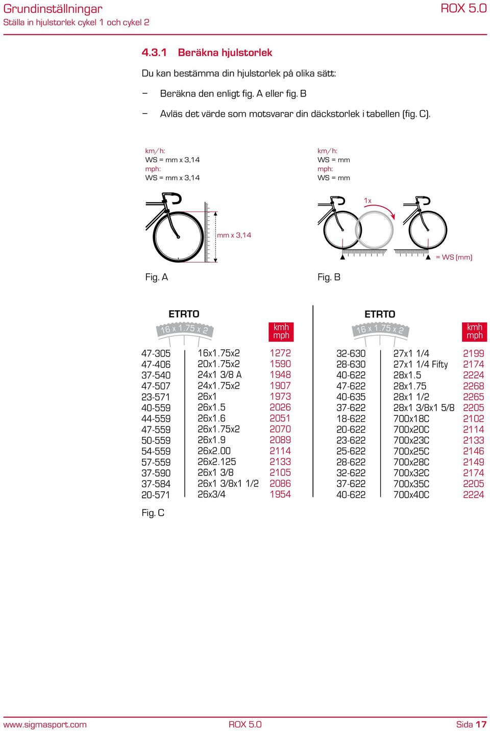 75 x 2 kmh mph 16 ETRTO x 1.75 x 2 kmh mph 47-305 47-406 37-540 47-507 23-571 40-559 44-559 47-559 50-559 54-559 57-559 37-590 37-584 20-571 16x1.75x2 20x1.75x2 24x1 3/8 A 24x1.75x2 26x1 26x1.5 26x1.