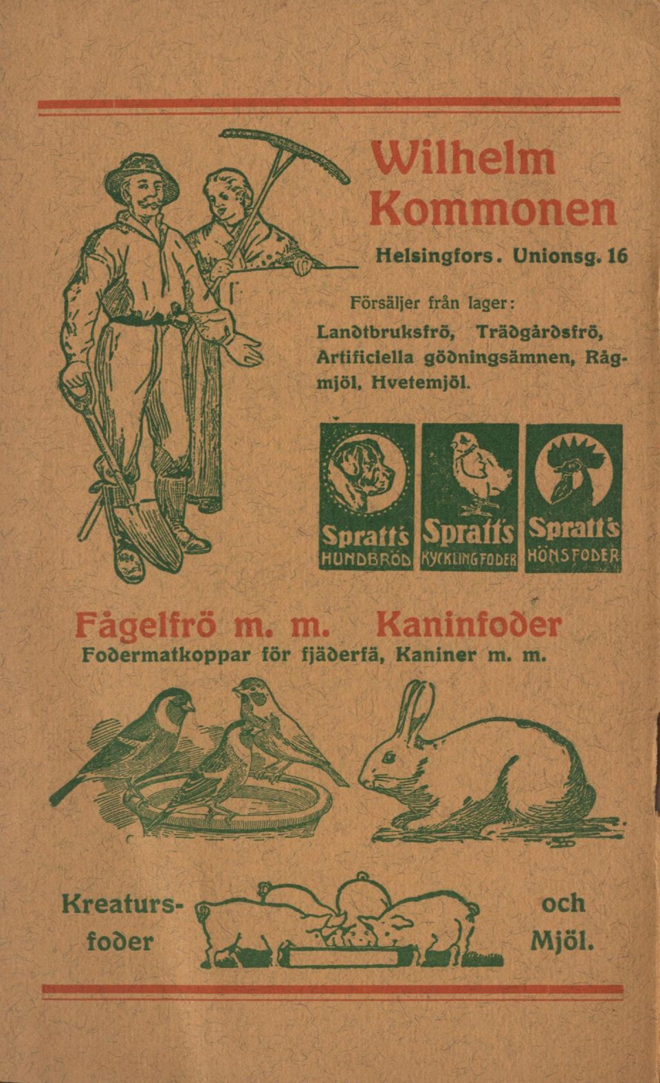 för fjäderfä, Kaniner m.