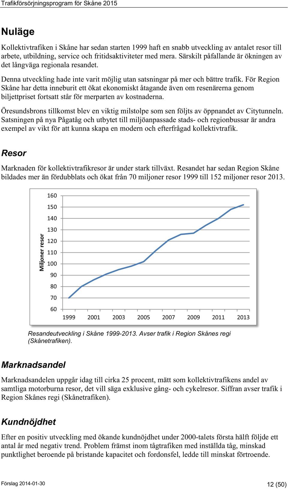 För Region Skåne har detta inneburit ett ökat ekonomiskt åtagande även om resenärerna genom biljettpriset fortsatt står för merparten av kostnaderna.