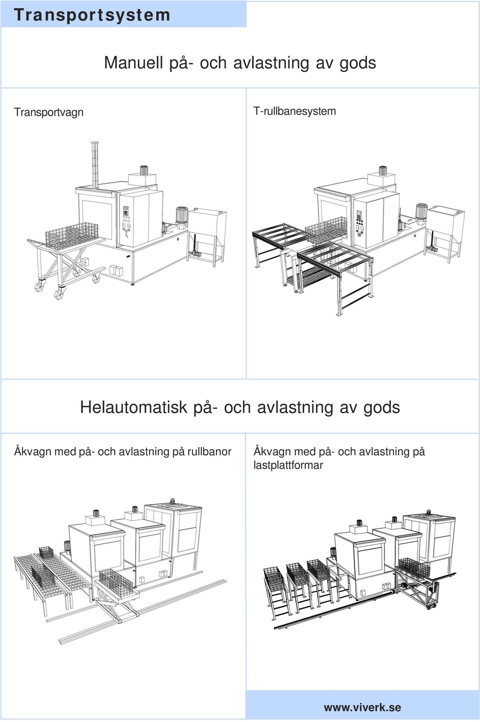 avlastning av gods Åkvagn med på- och avlastning på