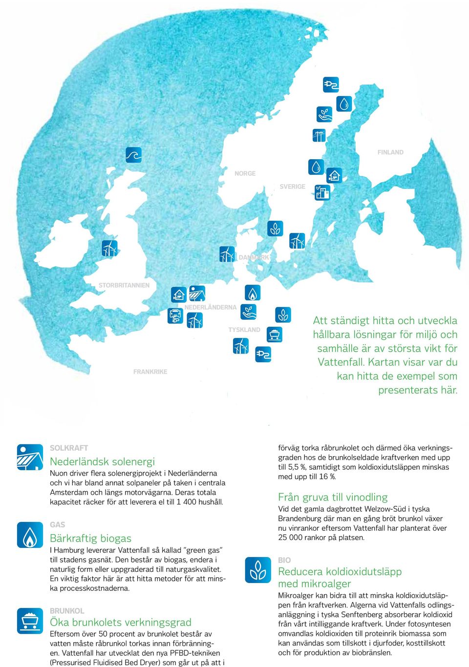 SOLKRAFT Nederländsk solenergi Nuon driver flera solenergiprojekt i Nederländerna och vi har bland annat solpaneler på taken i centrala Amsterdam och längs motorvägarna.