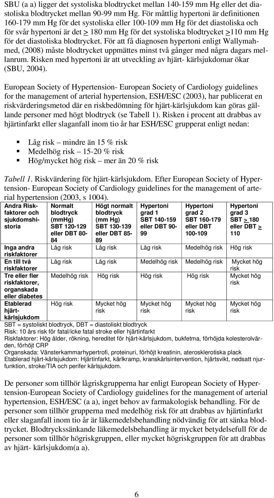 det diastoliska blodtrycket. För att få diagnosen hypertoni enligt Wallymahmed, (2008) måste blodtrycket uppmättes minst två gånger med några dagars mellanrum.