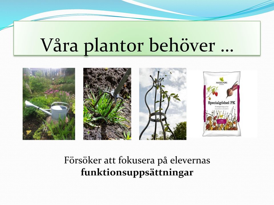 att fokusera på