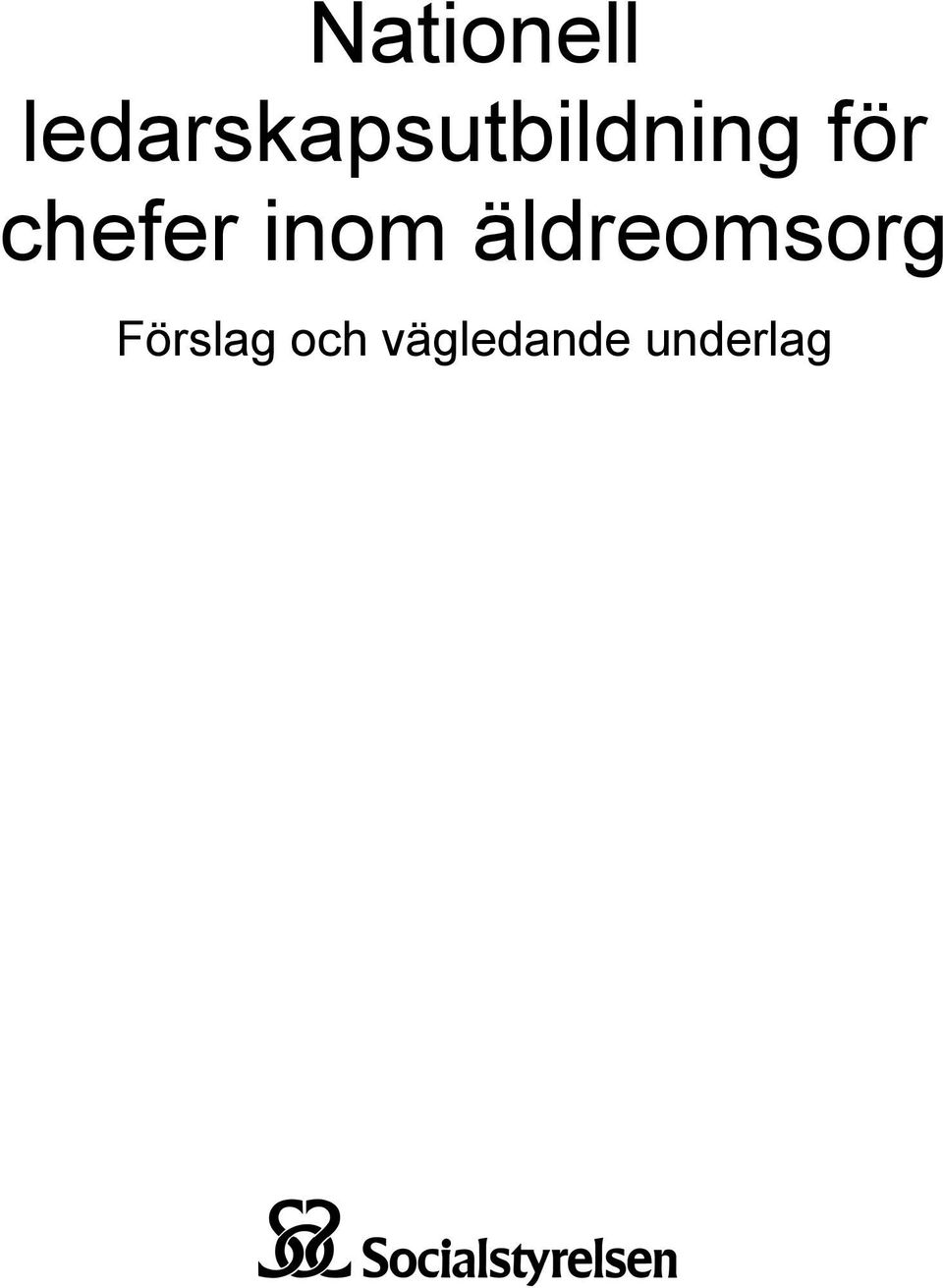 för chefer inom