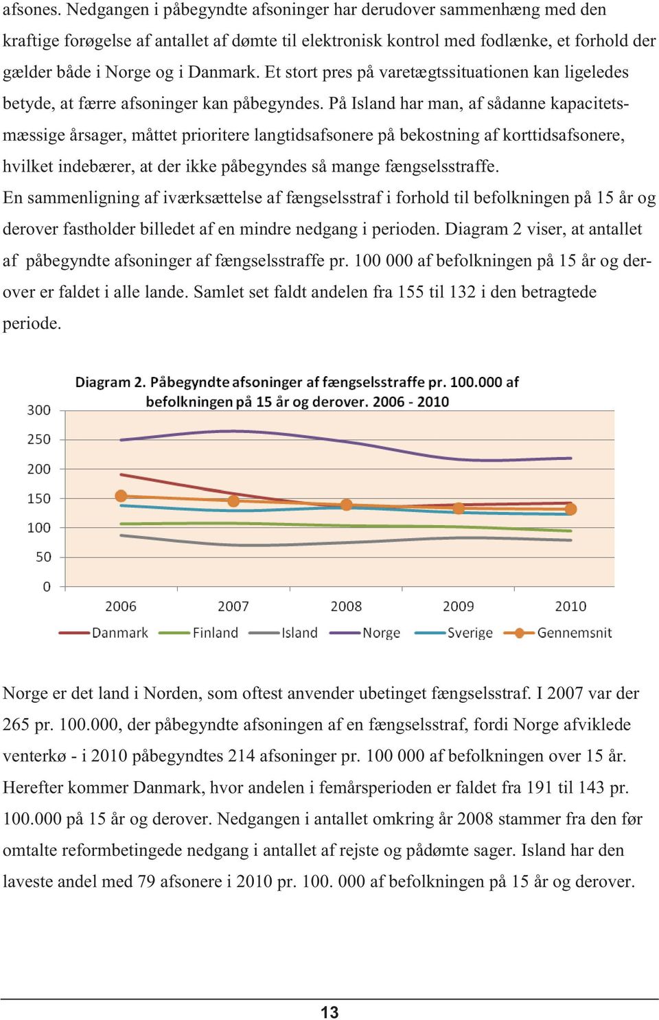 Et stort pres på varetægtssituationen kan ligeledes betyde, at færre afsoninger kan påbegyndes.