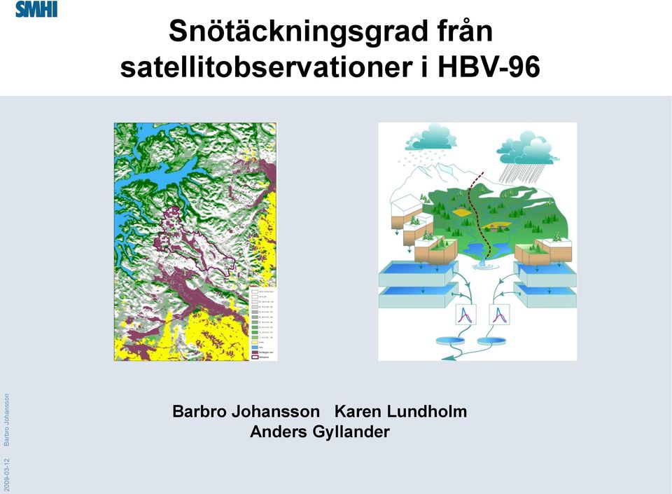 satellitobservationer i HBV-96