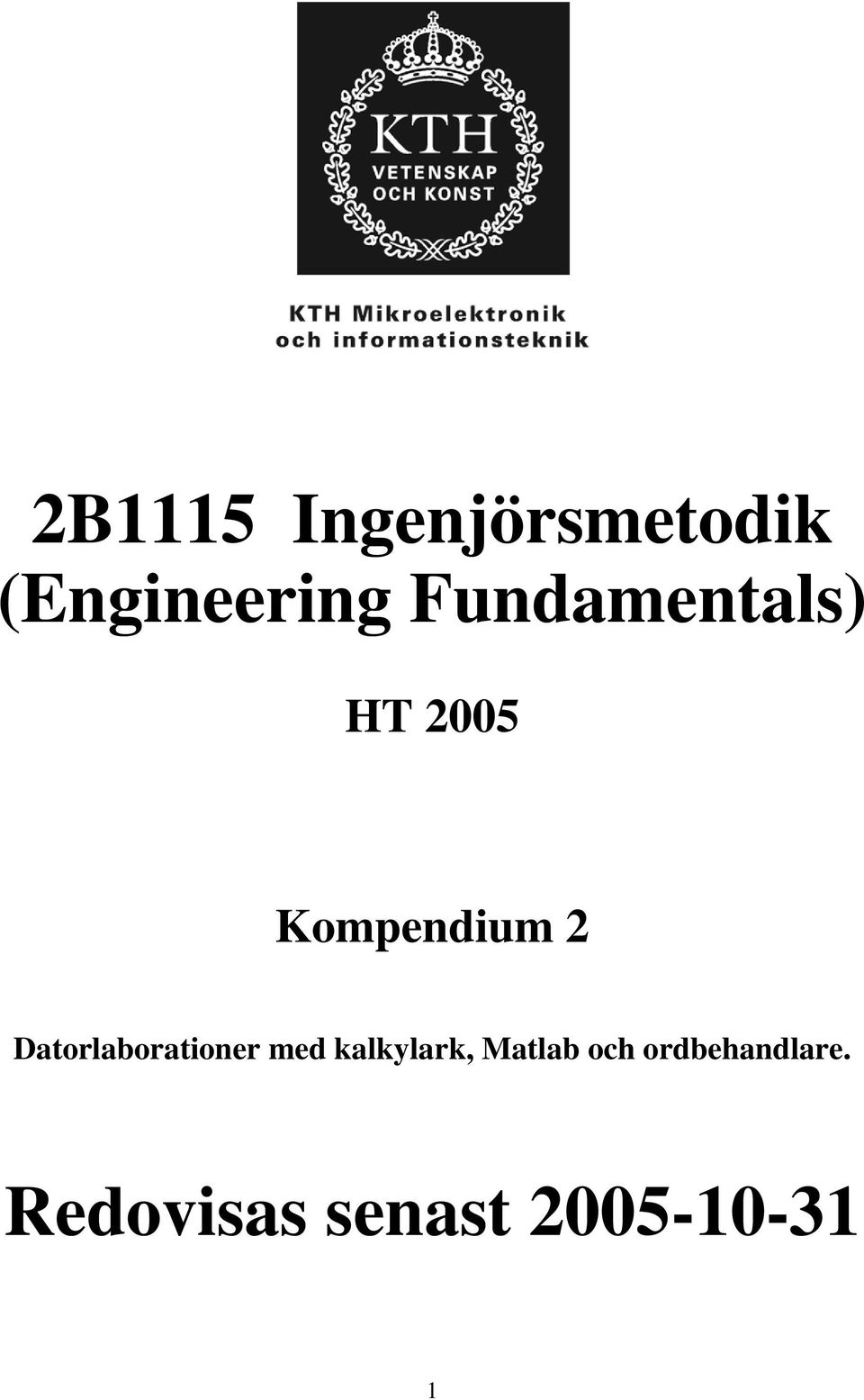 Datorlaborationer med kalkylark, Matlab