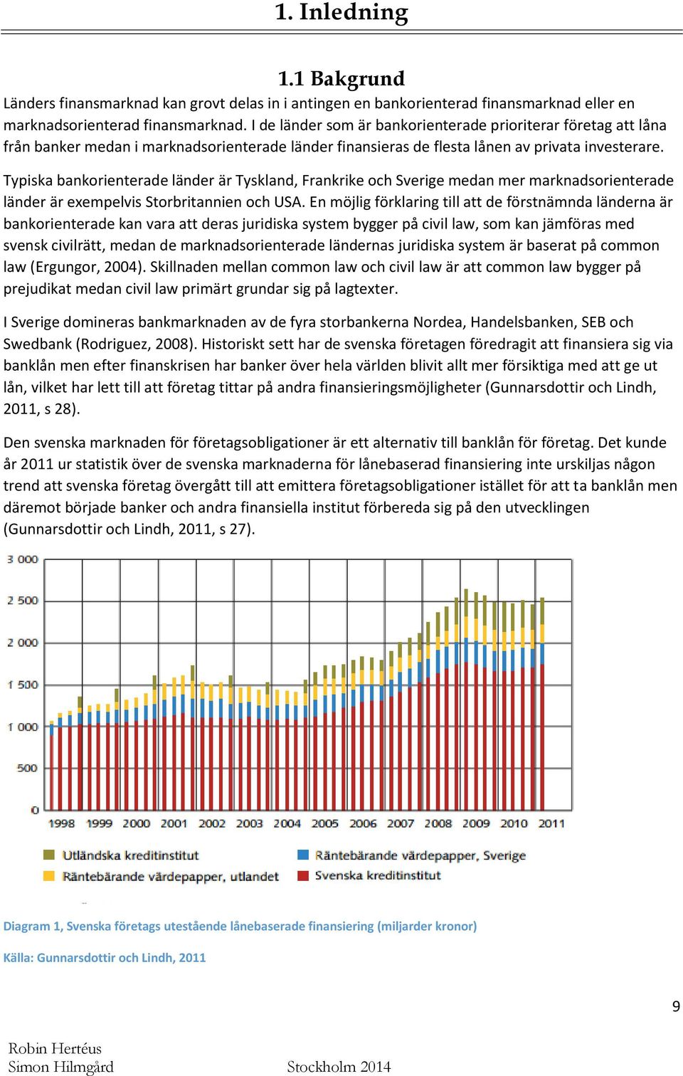 Typiska bankorienterade länder är Tyskland, Frankrike och Sverige medan mer marknadsorienterade länder är exempelvis Storbritannien och USA.