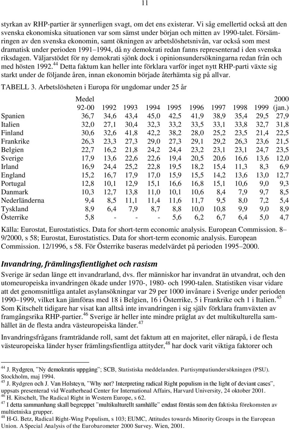 Väljarstödet för ny demokrati sjönk dock i opinionsundersökningarna redan från och med hösten 1992.