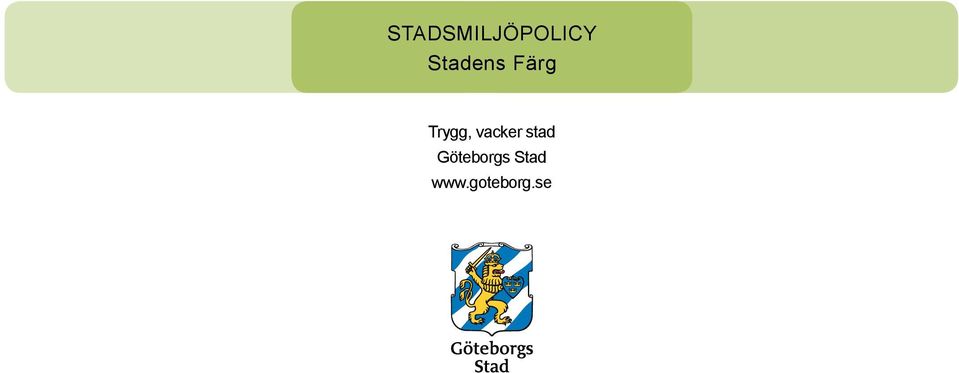 vacker stad
