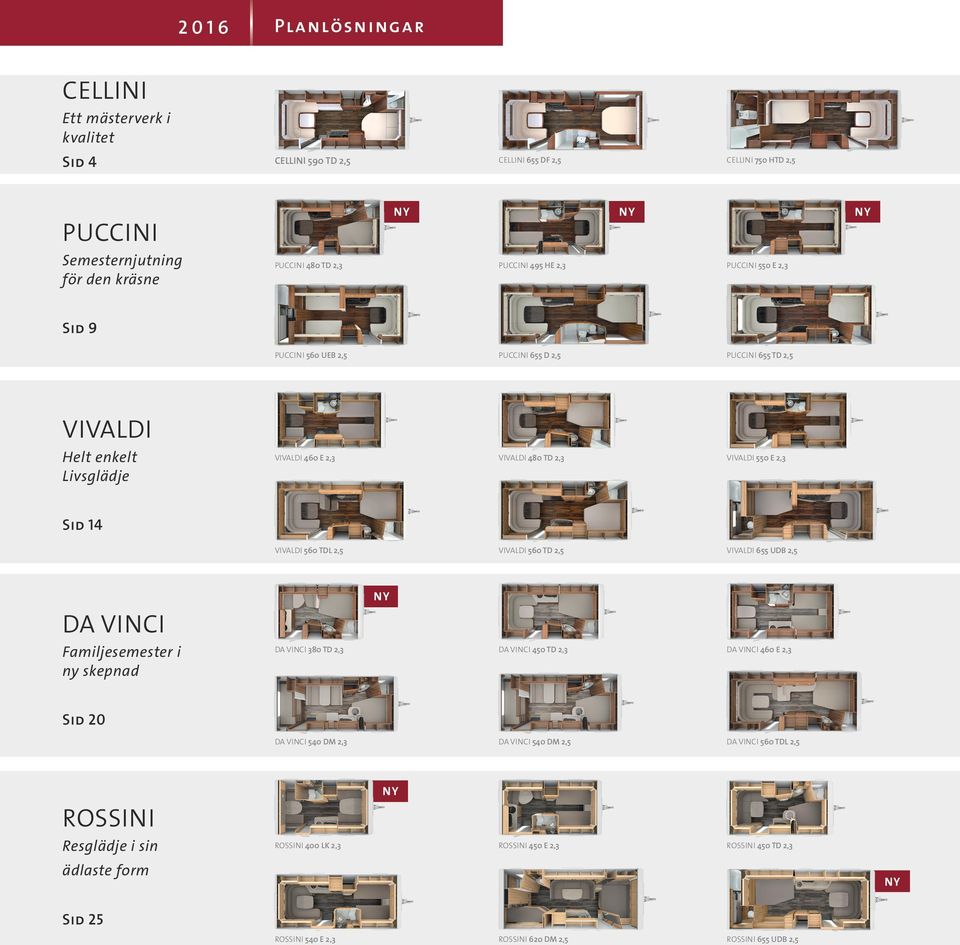 UDB 2,5 DA VINCI 380 TD 2,3 DA VINCI 450 TD 2,3 DA VINCI 460 E 2,3 DA VINCI 540 DM 2,3 DA VINCI 540 DM 2,5 DA VINCI 560 TDL 2,5 ROSSINI 450 E 2,3 ROSSINI 450 TD 2,3 Sid 9 VIVALDI Helt enkelt