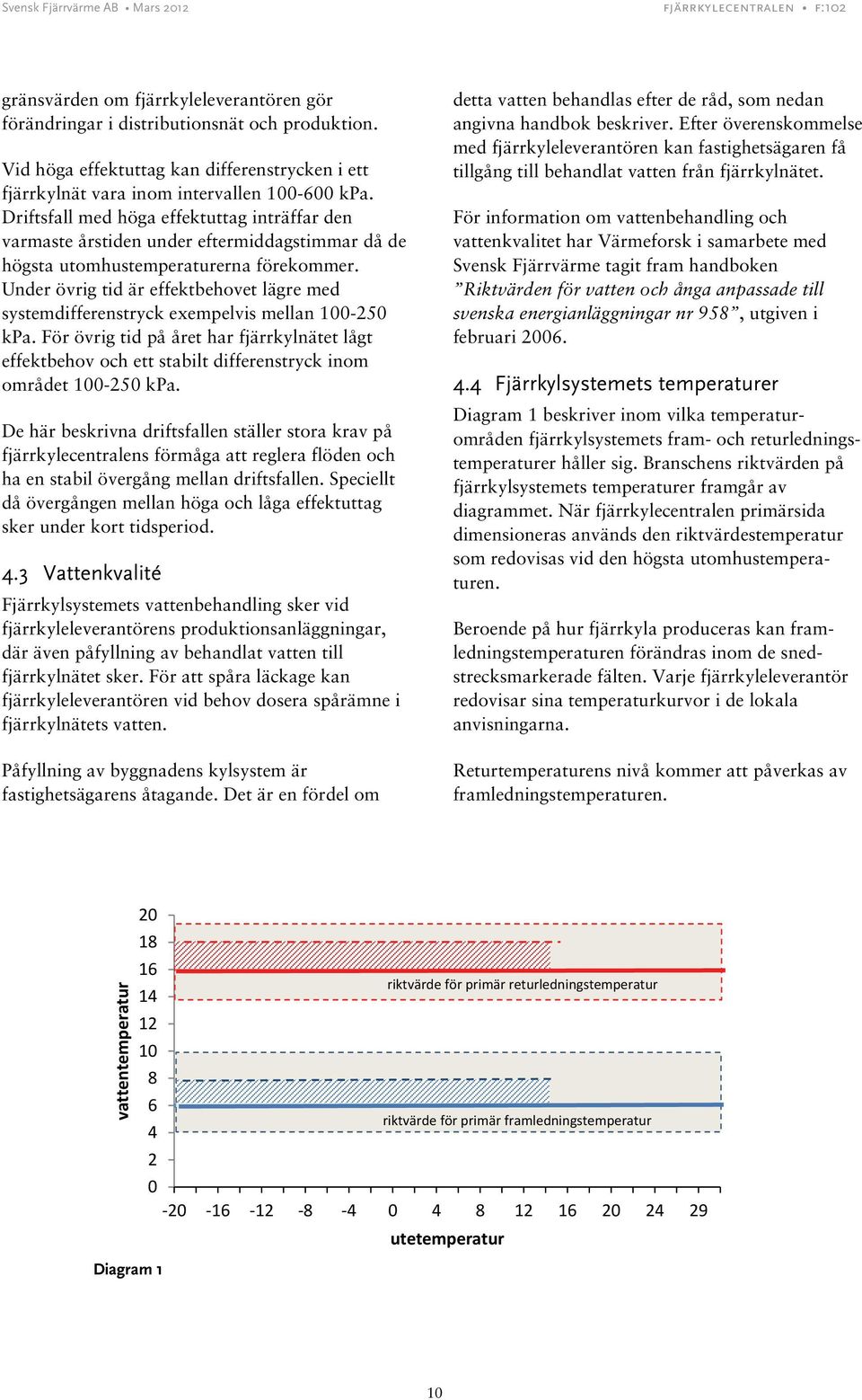 Under övrig tid är effektbehovet lägre med systemdifferenstryck exempelvis mellan 100-250 kpa.