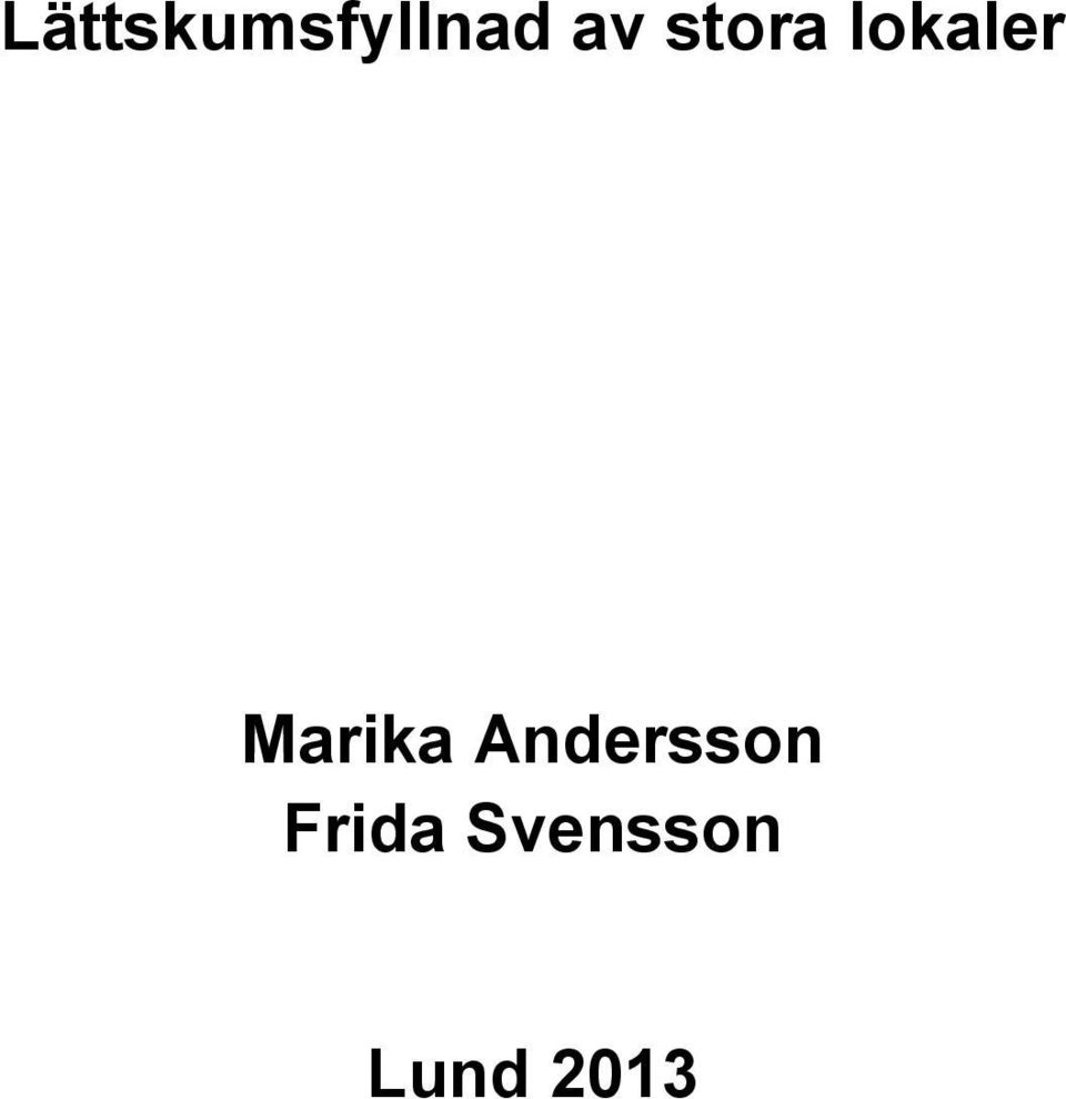 Marika Andersson