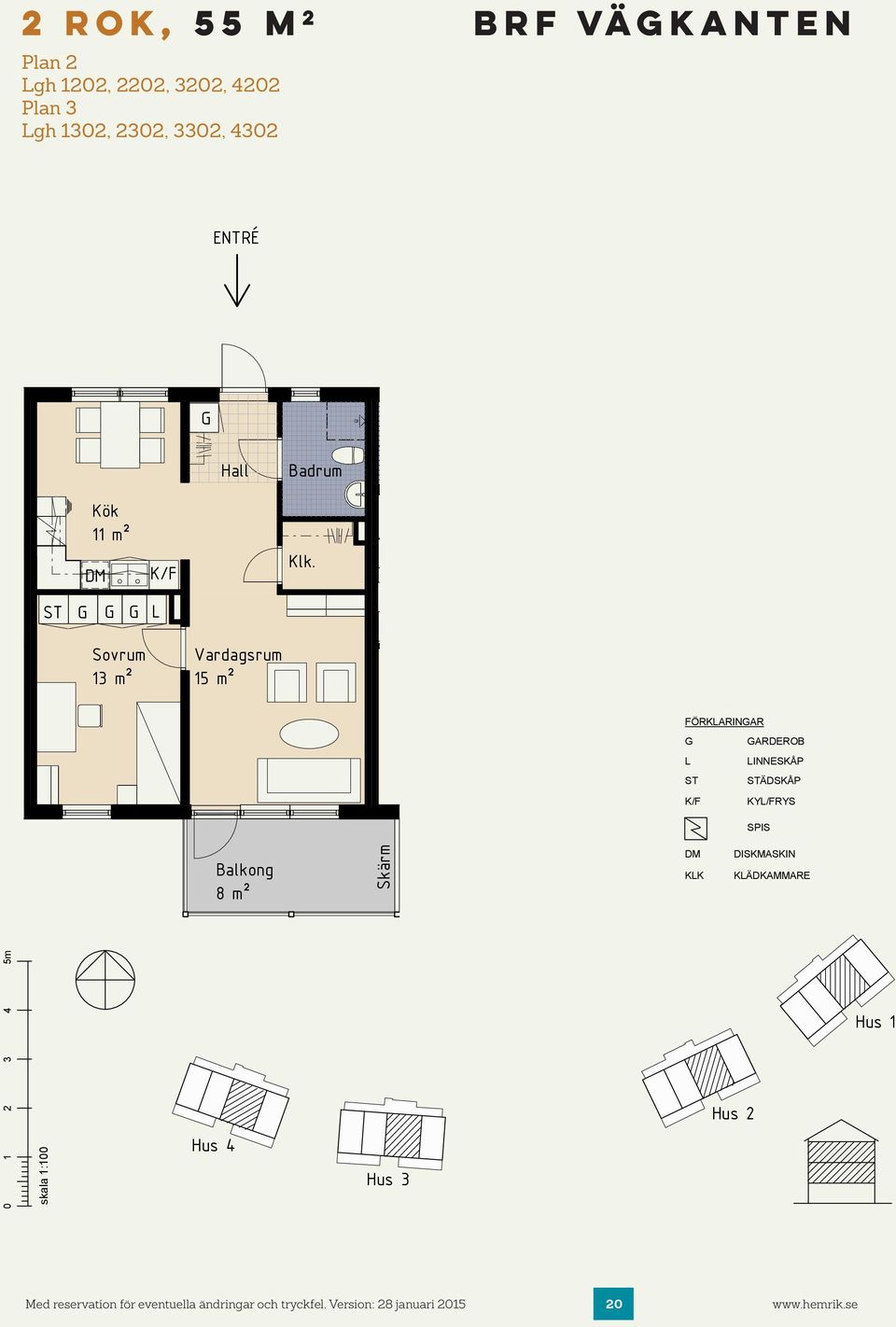 Kök 11 m² DM K/F Klk.