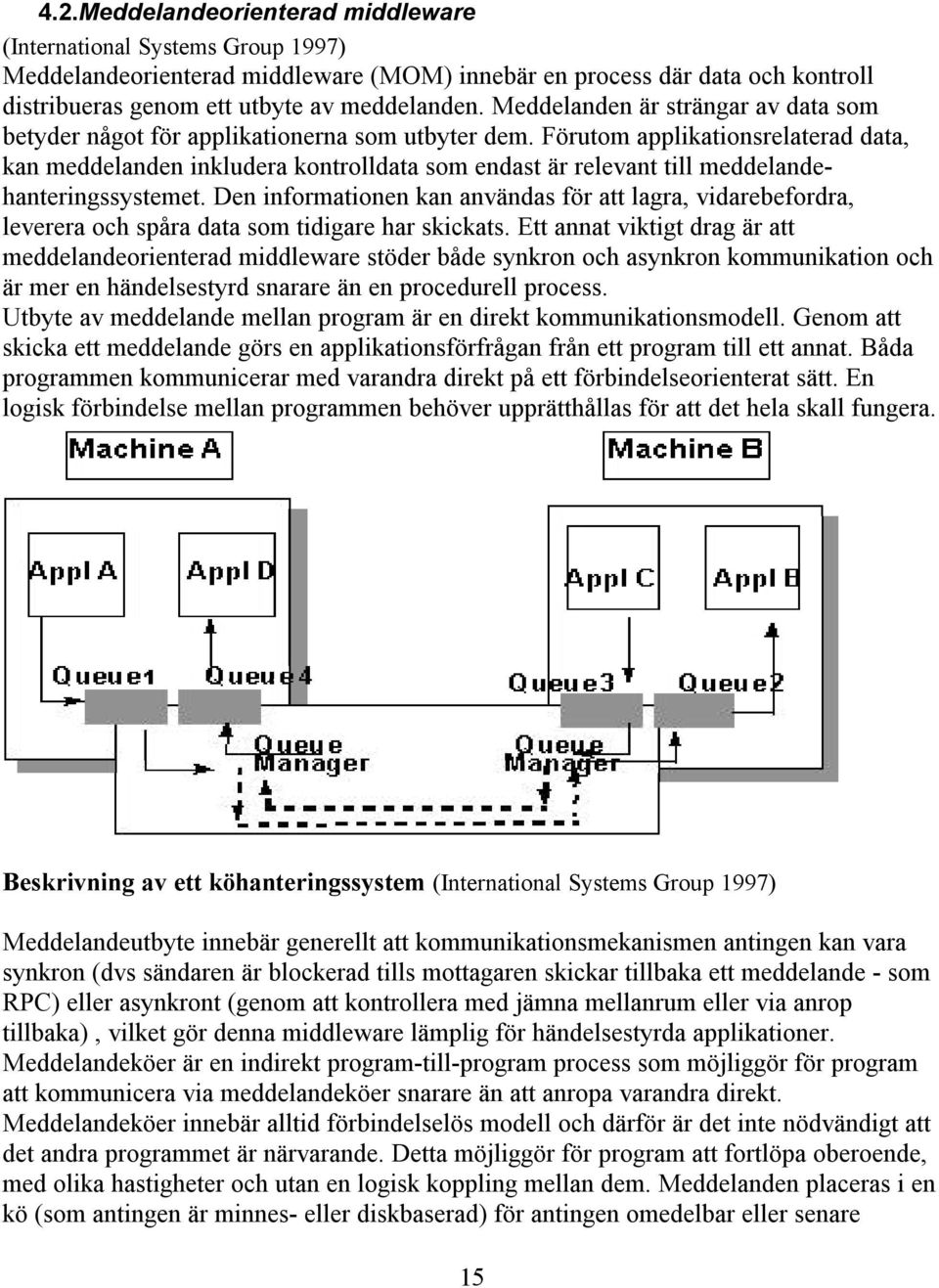 Förutom applikationsrelaterad data, kan meddelanden inkludera kontrolldata som endast är relevant till meddelandehanteringssystemet.