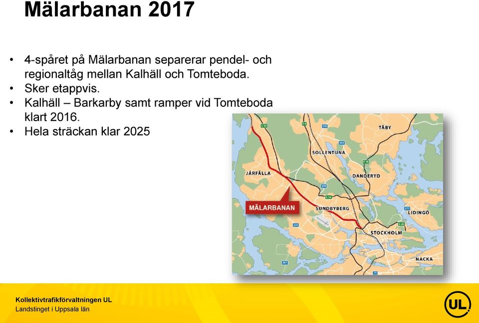 Tomteboda. Sker etappvis.