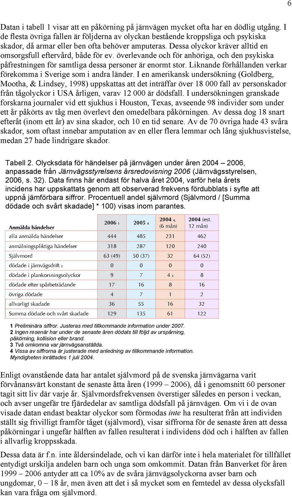 Dessa olyckor kräver alltid en omsorgsfull eftervård, både för ev. överlevande och för anhöriga, och den psykiska påfrestningen för samtliga dessa personer är enormt stor.