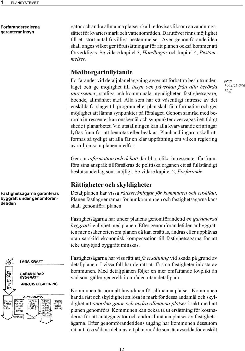 Se vidare kapitel 3, Handlingar och kapitel 4, Bestämmelser.