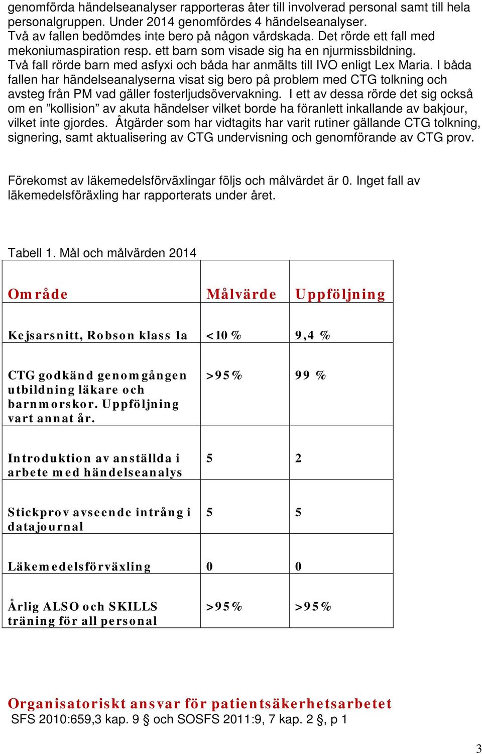 I båda fallen har händelseanalyserna visat sig bero på problem med CTG tolkning och avsteg från PM vad gäller fosterljudsövervakning.