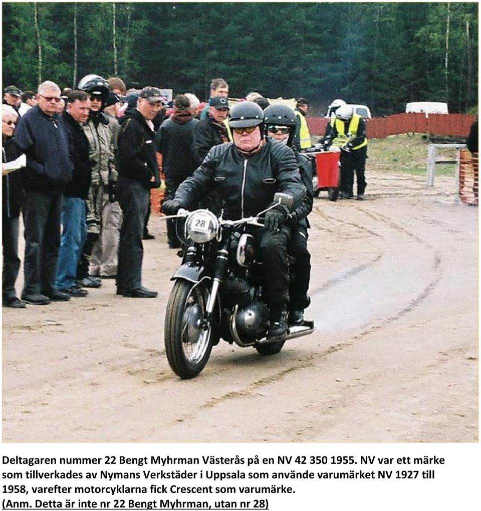 använde varumärket NV 1927 till 1958, varefter motorcyklarna fick