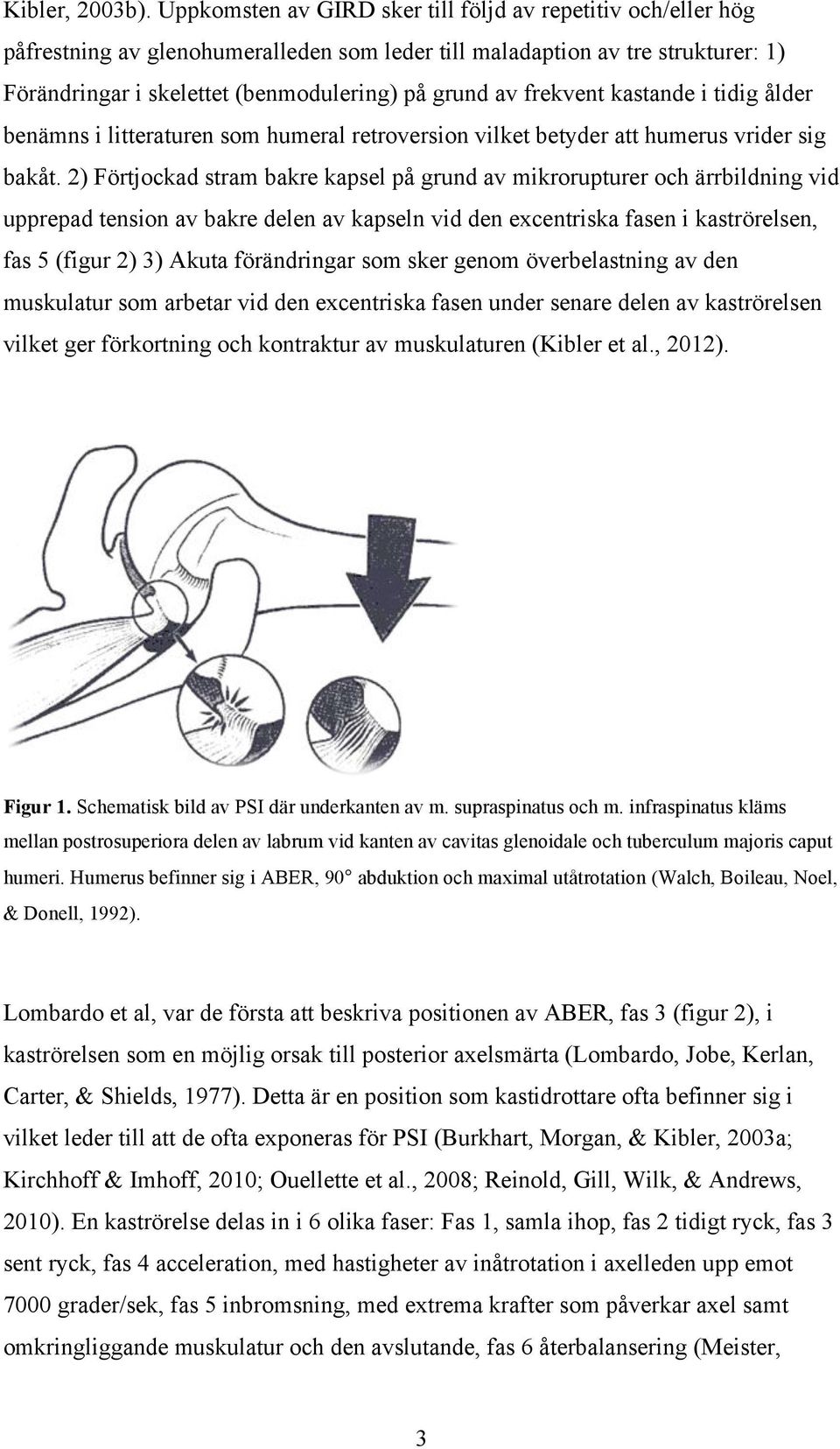 frekvent kastande i tidig ålder benämns i litteraturen som humeral retroversion vilket betyder att humerus vrider sig bakåt.