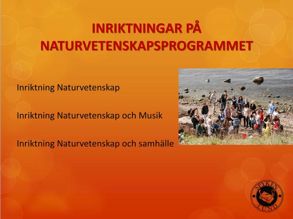 Inriktning Naturvetenskap