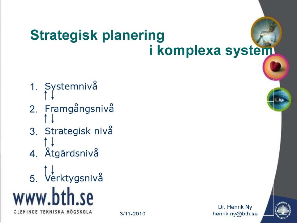 Systemnivå 2. Framgångsnivå 3.