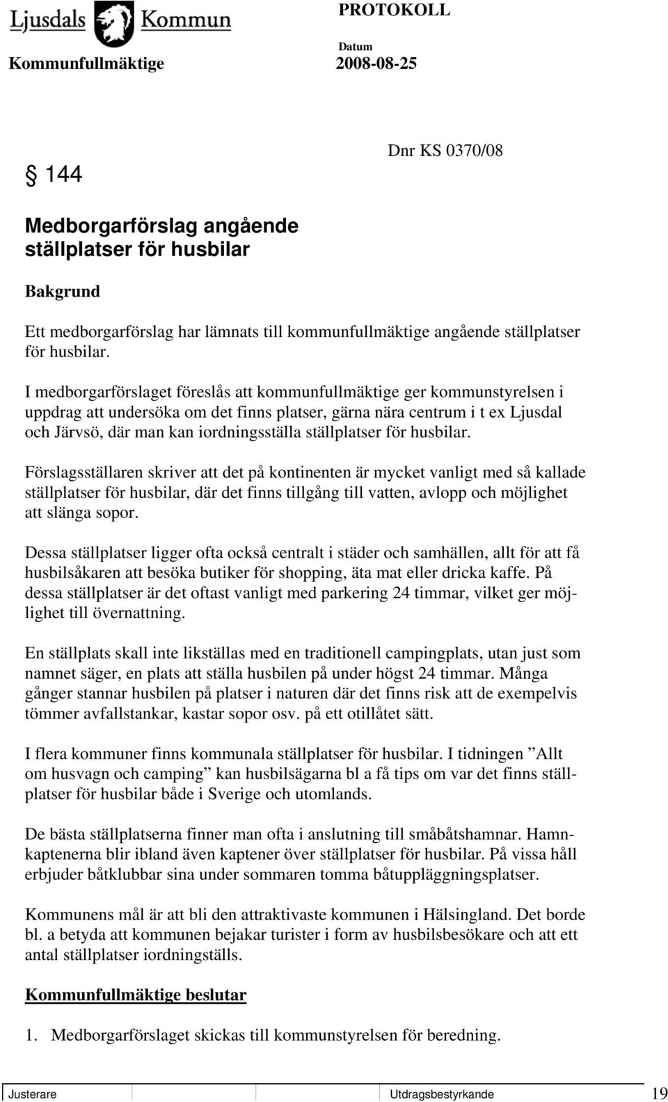 ställplatser för husbilar.