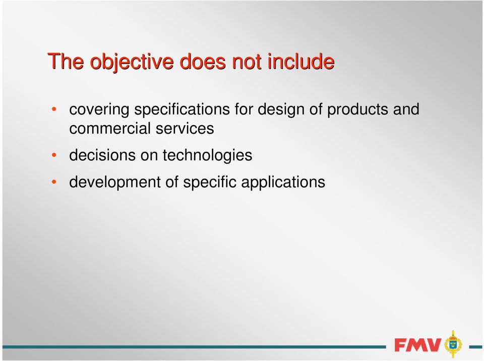 and commercial services decisions on