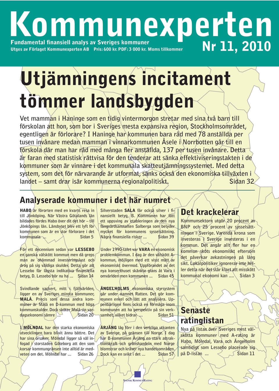 expansiva region, Stockholmsområdet, egentligen är förlorare?