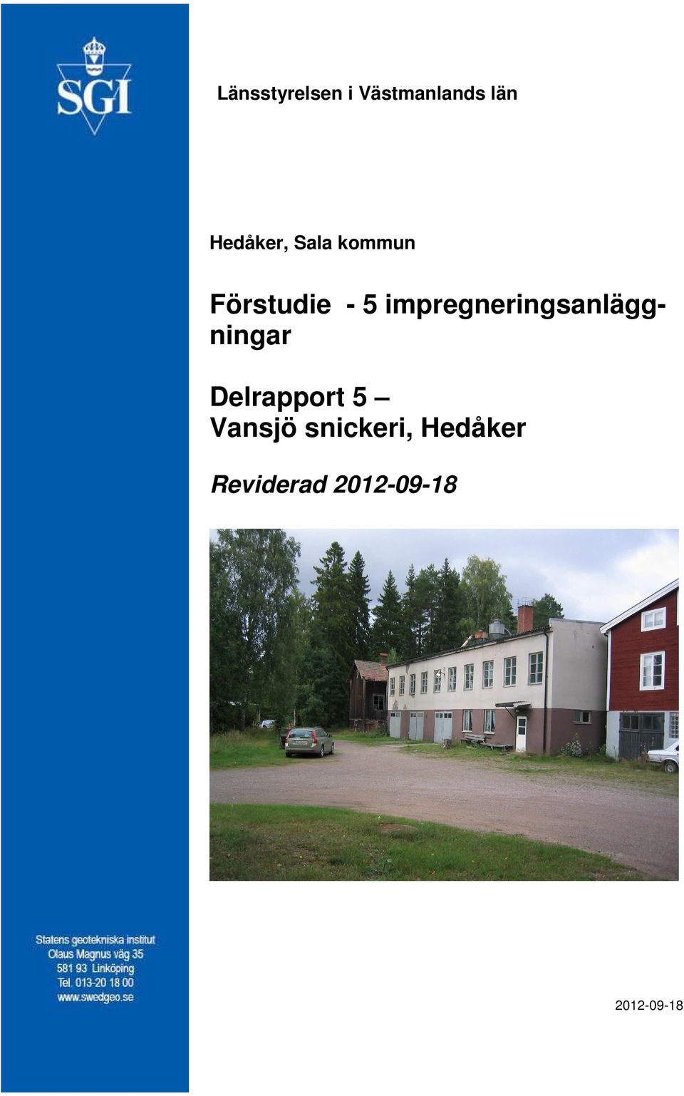 impregneringsanläggningar Delrapport 5