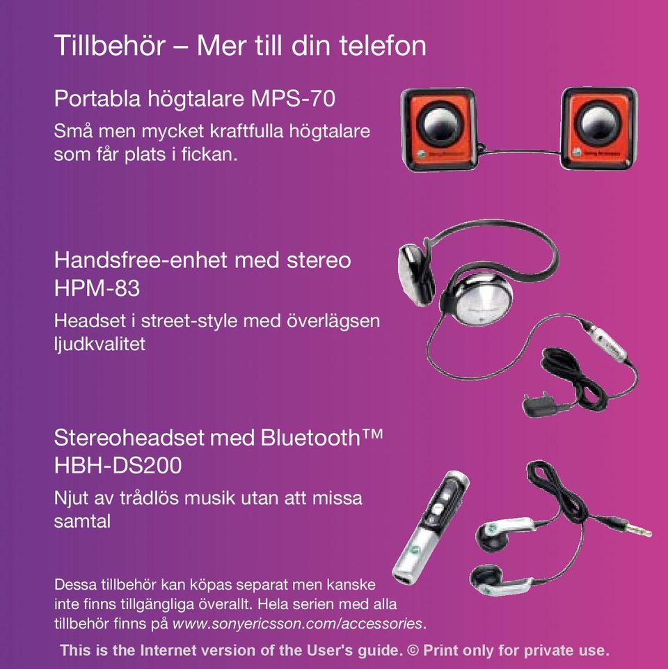 Handsfree-enhet med stereo HPM-83 Headset i street-style med överlägsen ljudkvalitet Stereoheadset med