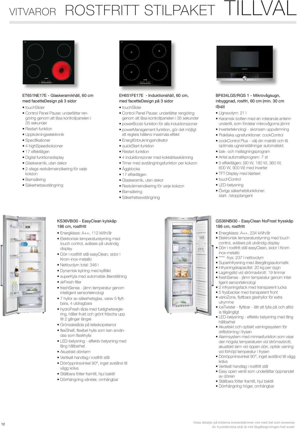 Barnsäkring Säkerhetsavstängning EH651FE17E - Induktionshäll, 60 cm, med facettedesign på 3 sidor touchslider Control Panel Pause: underlättar rengöring genom att låsa kontrollpanelen i 35 sekunder