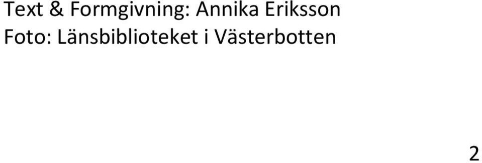 Annika Eriksson