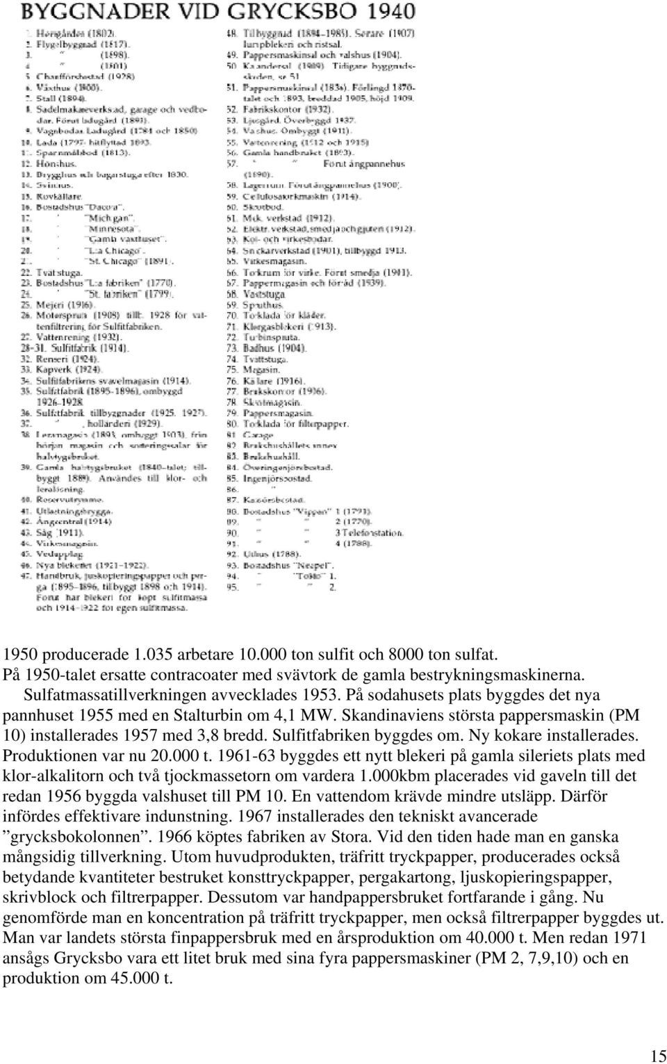 Ny kokare installerades. Produktionen var nu 20.000 t. 1961-63 byggdes ett nytt blekeri på gamla sileriets plats med klor-alkalitorn och två tjockmassetorn om vardera 1.