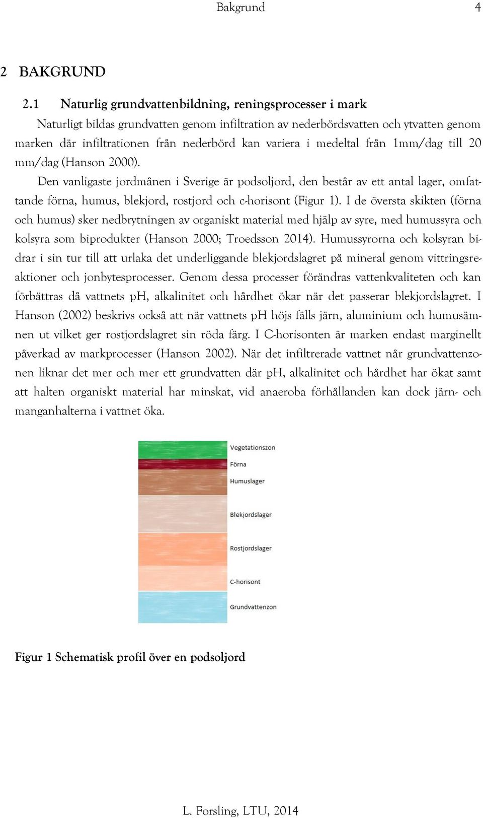 medeltal från 1mm/dag till 20 mm/dag (Hanson 2000).