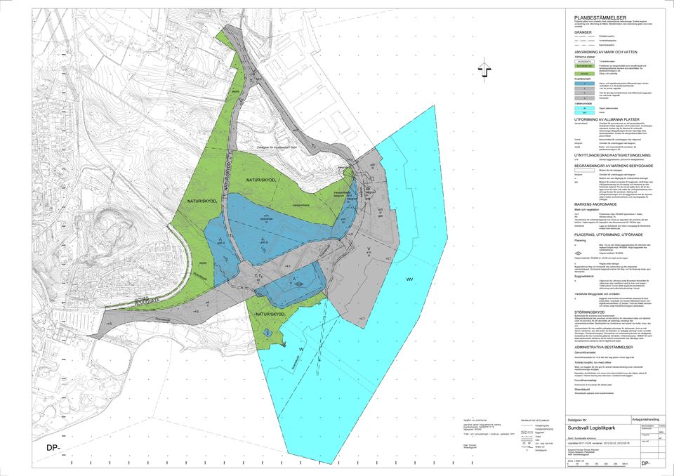 ska säkerställas. Se planbeskrivningen s.93. Gång- och cykelväg T1 GCVÄG Kvartersmark Hamn- och logistikverksamhet tillhörande lager, kontor, verkstäder m.m. Ej butiker/partihandel.