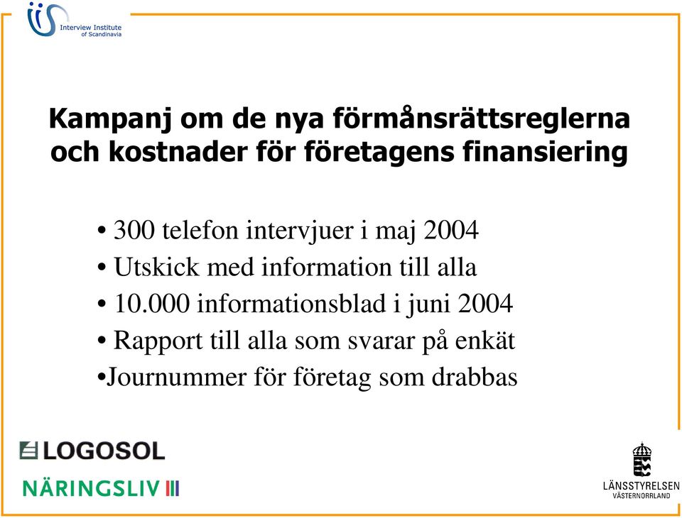 000 informationsblad i juni 2004 Rapport