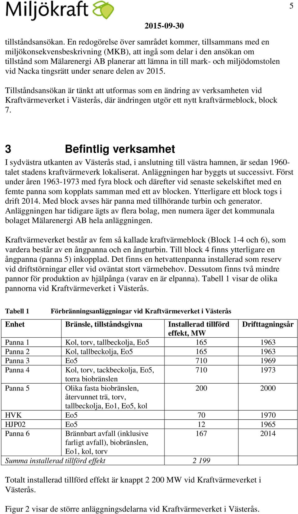 miljödomstolen vid Nacka tingsrätt under senare delen av 2015.