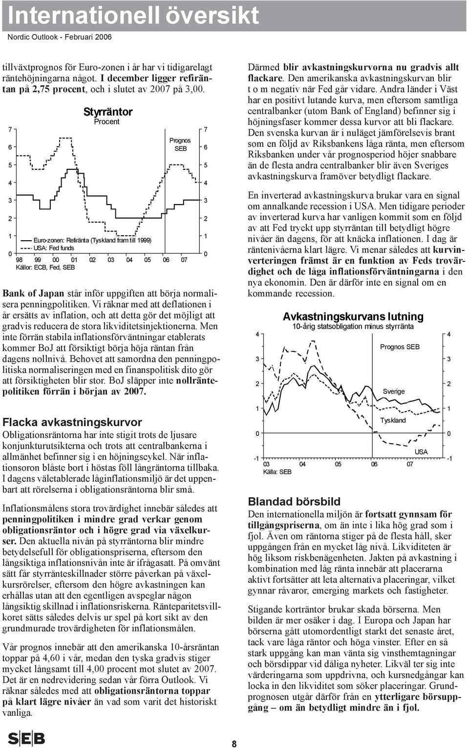 Vi räknar med att deflationen i år ersätts av inflation, och att detta gör det möjligt att gradvis reducera de stora likviditetsinjektionerna.