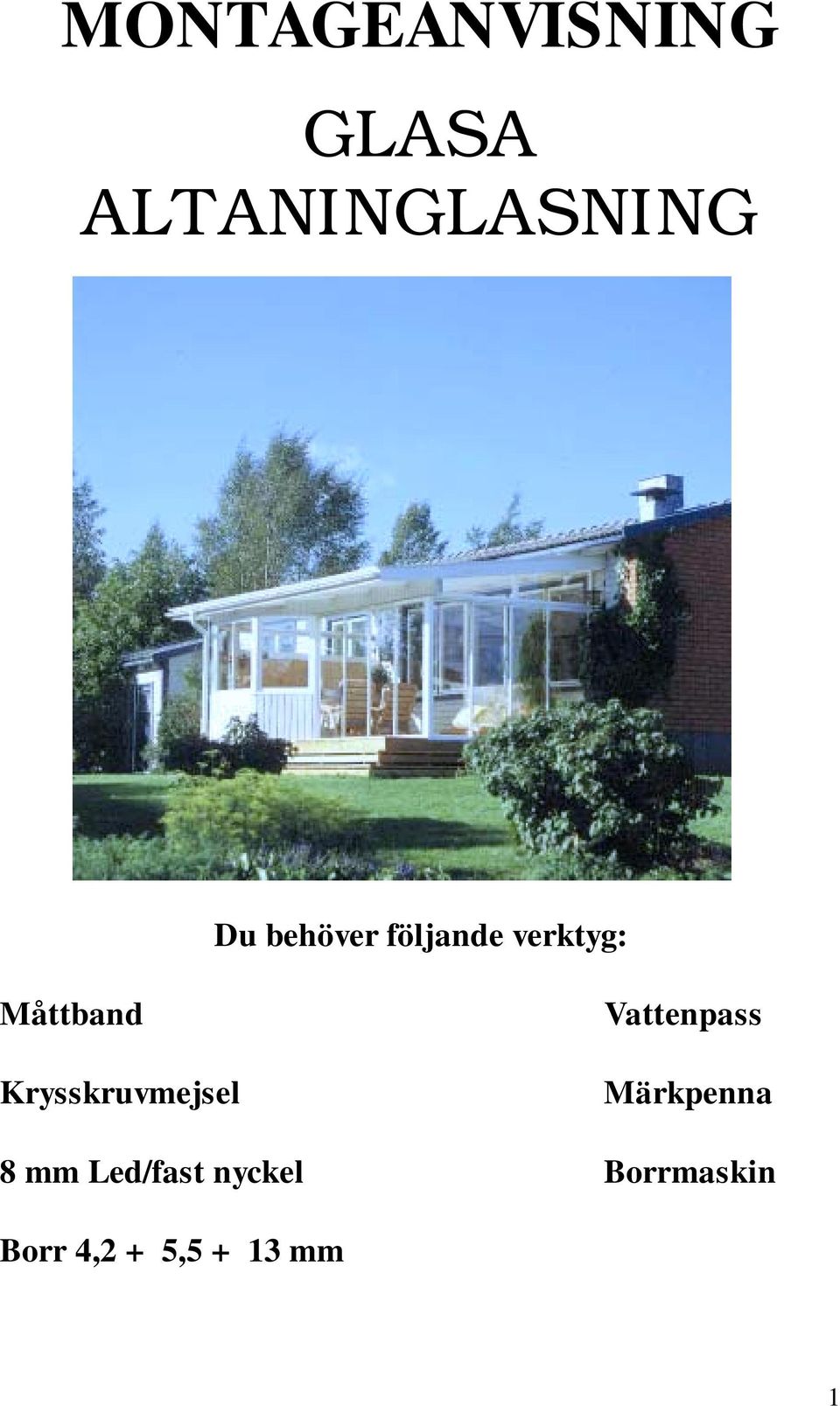 Krysskruvmejsel Vattenpass Märkpenna 8 mm
