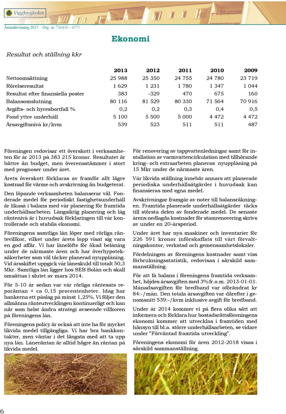 511 487 Föreningen redovisar ett överskott i verksamheten för år 2013 på 383 215 kronor. Resultatet är bättre än budget, men överensstämmer i stort med prognoser under året.