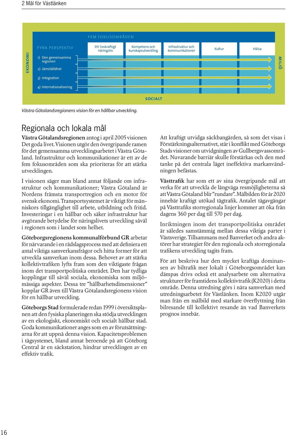 Infrastruktur och kommunikationer är ett av de fem fokusområden som ska prioriteras för att stärka utvecklingen.