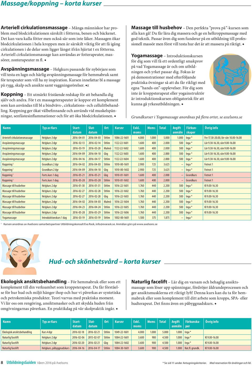 Massagen ökar blodcirkulationen i hela kroppen men är särskilt viktig för att få igång cirkulationen i de delar som ligger längst ifrån hjärtat t ex fötterna.