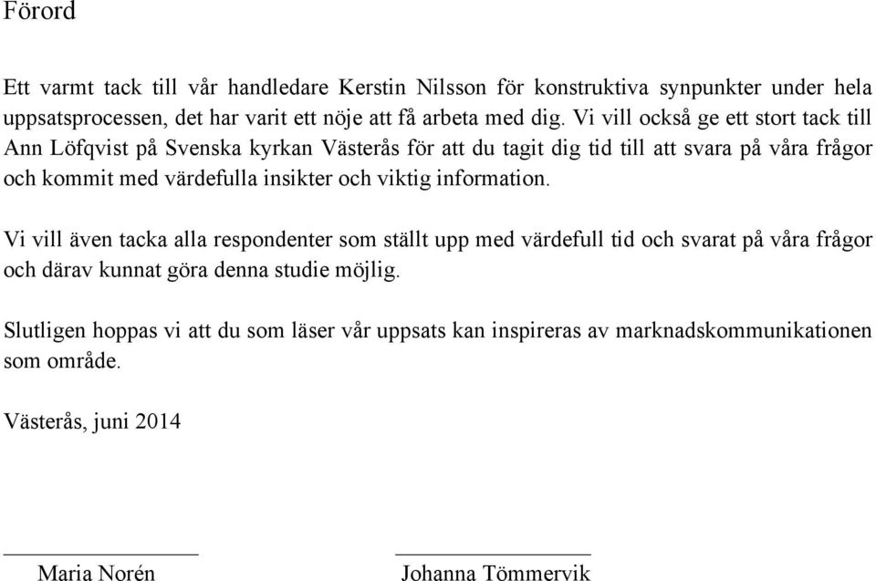 insikter och viktig information.