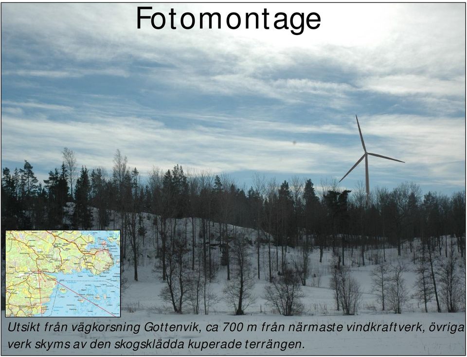 vindkraftverk, övriga verk skyms av