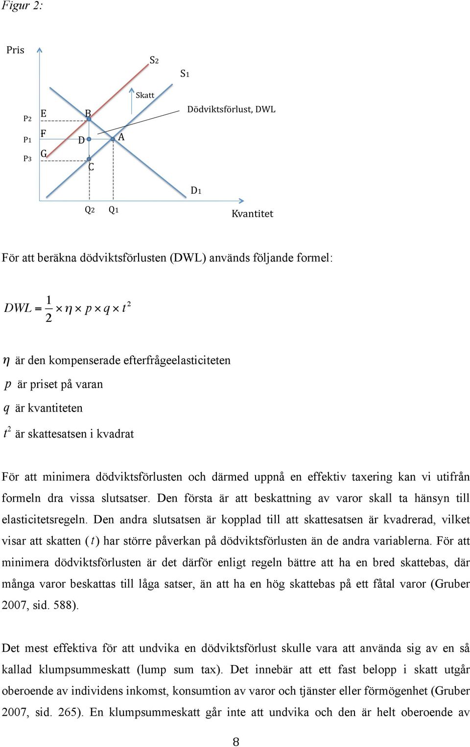 Den första är att beskattning av varor skall ta hänsyn till elasticitetsregeln.