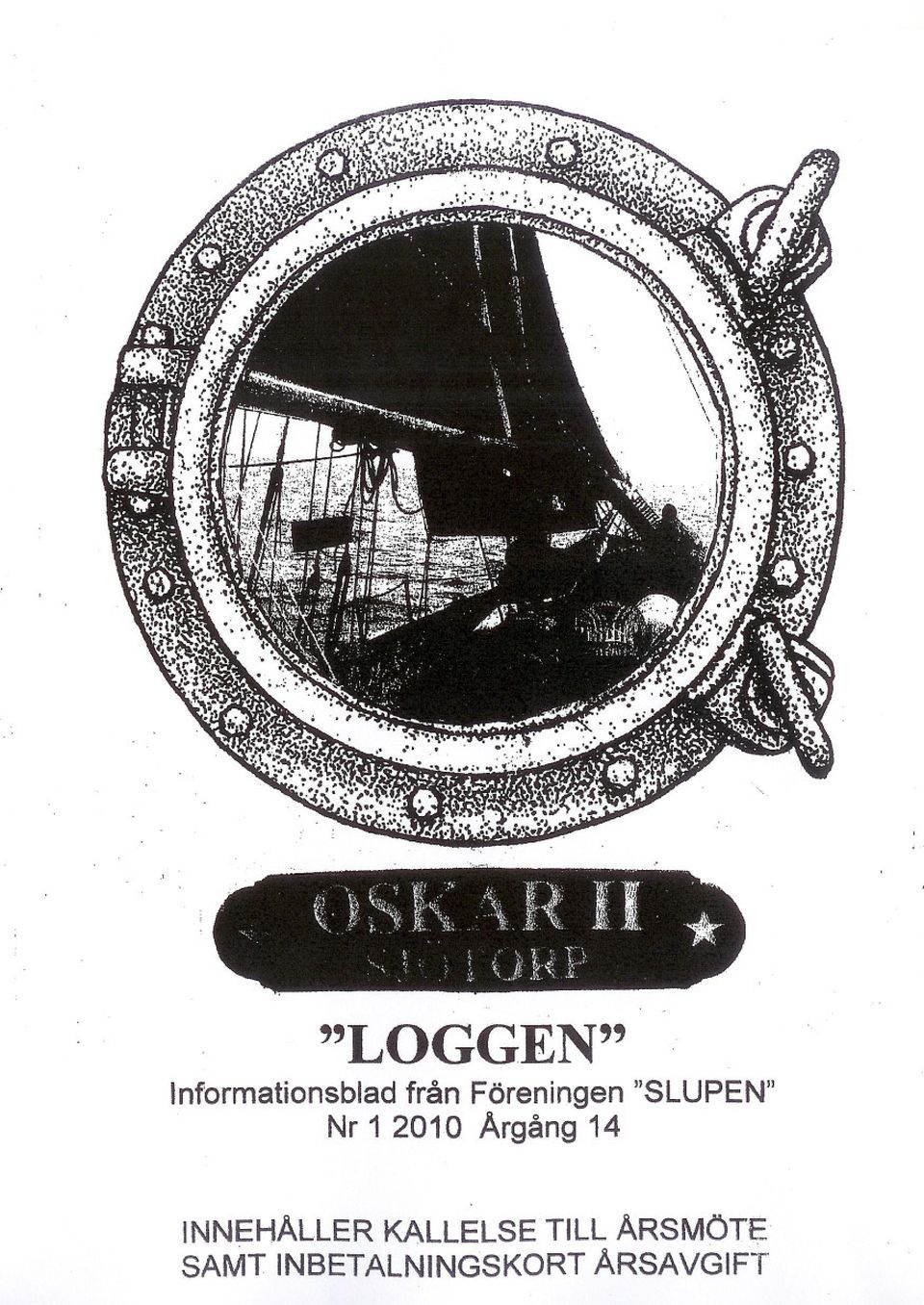 Årgång 14 INNEHÅLLER KALLELSE