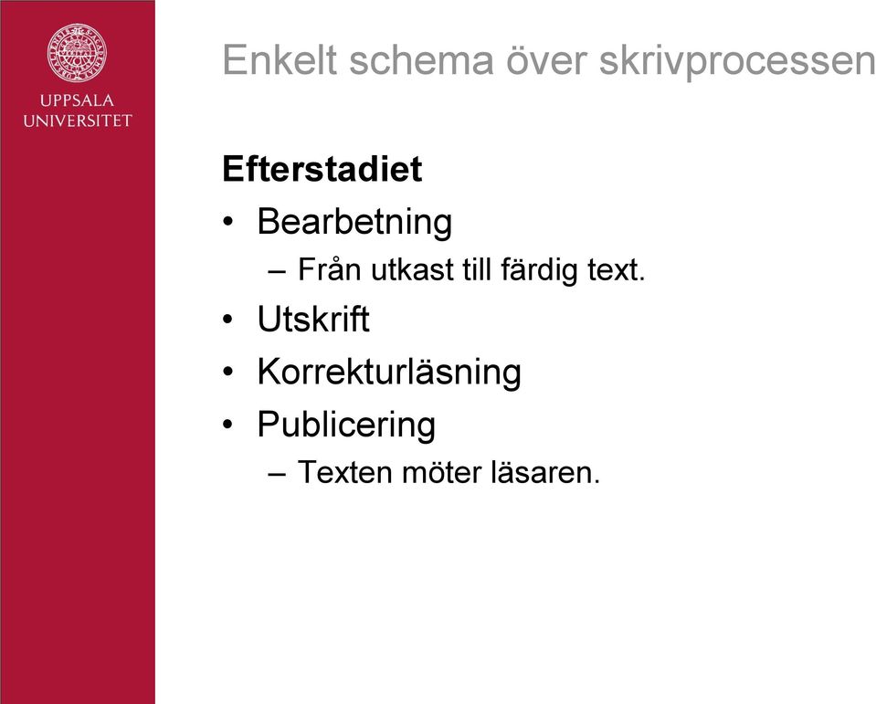 till färdig text.